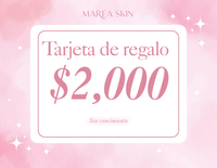 Tarjeta de regalo ($2000)