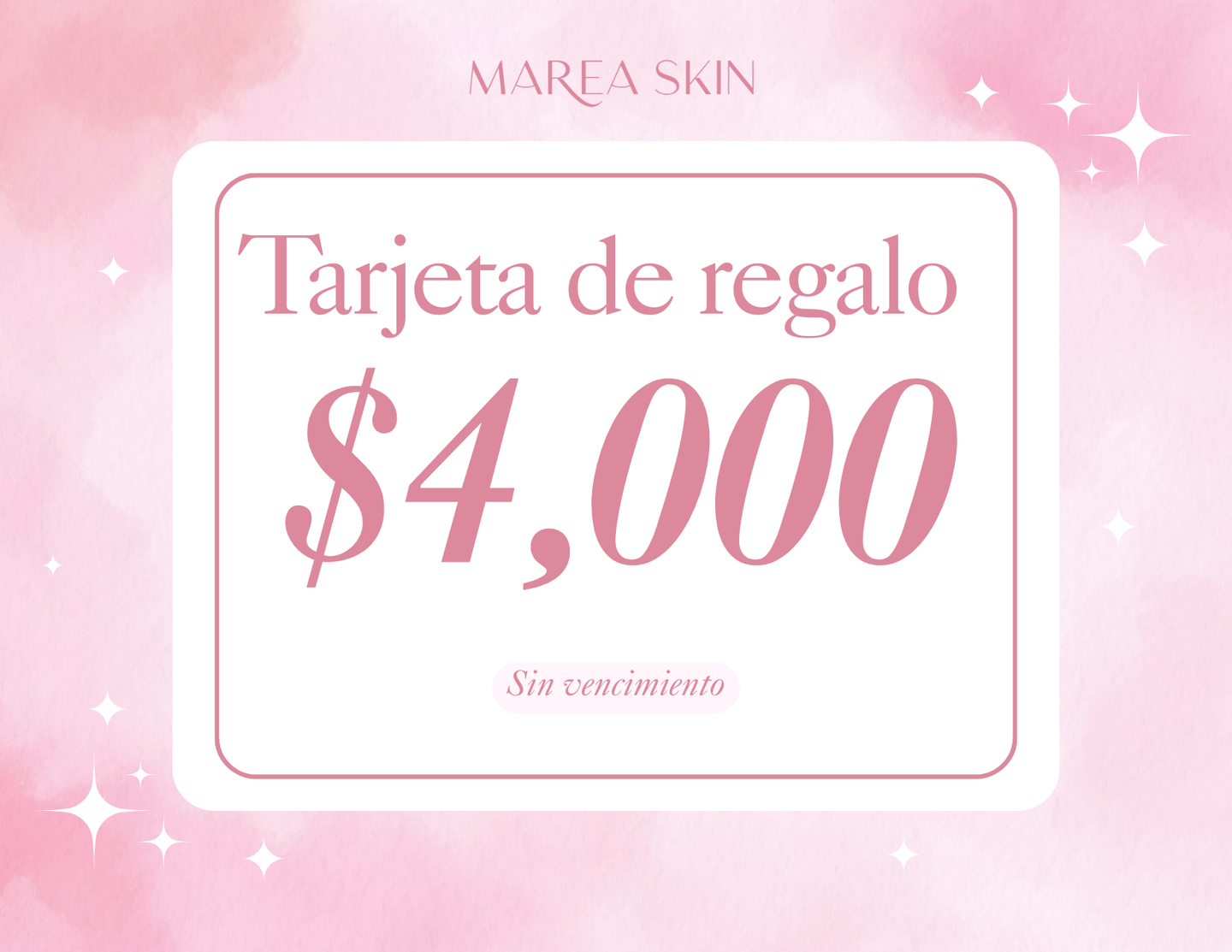 Tarjeta de regalo ($4000)
