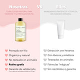 Tabla comparativa del aceite de jojoba contra otros productos
