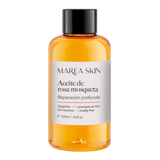 Aceite corporal de rosa mosqueta con fondo transparente de 125 ml