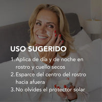 Uso sugerido de la crema rejuvenecedora